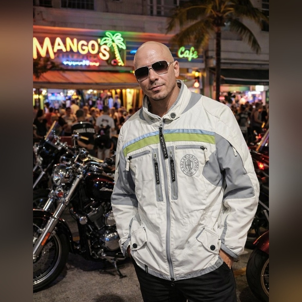 Harley-Davidson Men's White‎ and Gray Performance Jacket